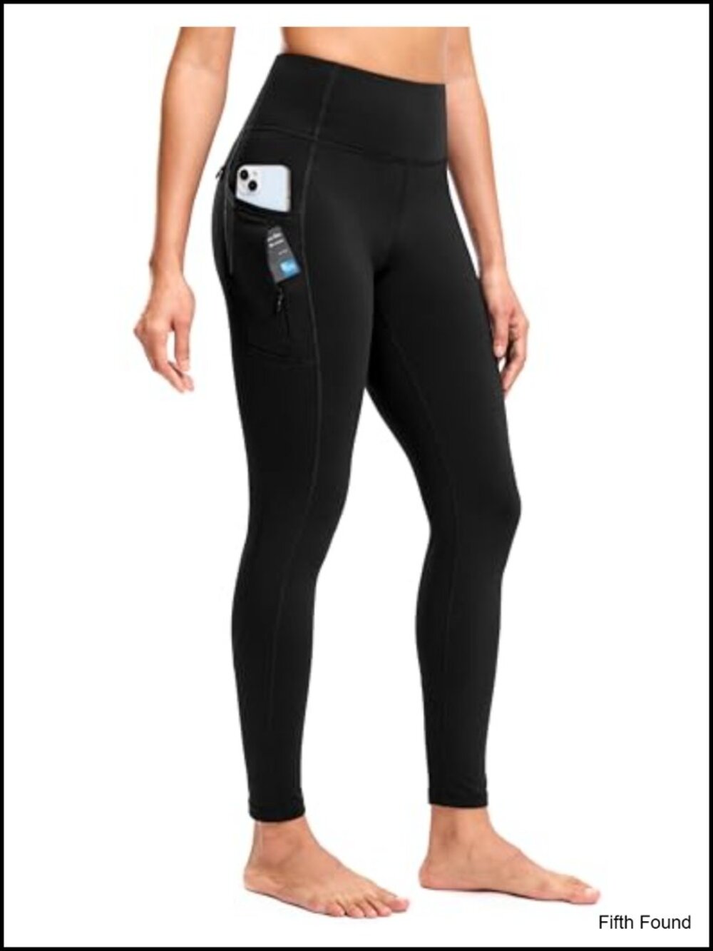 Women's Fleece Lined Thermal Leggings with Pockets Water Resistant
